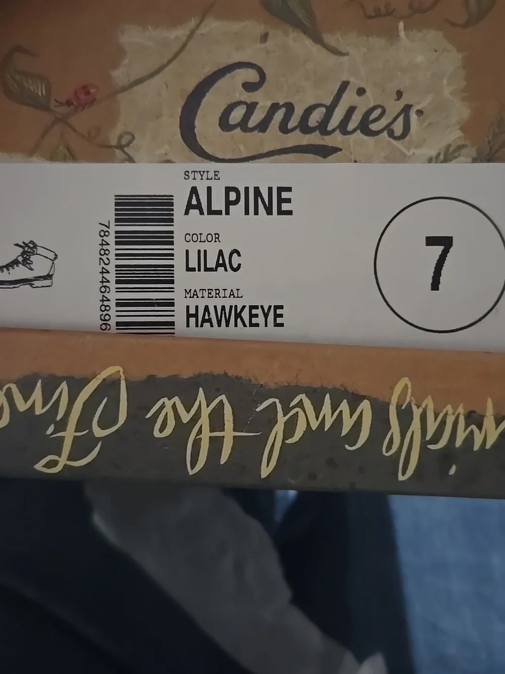 Candie’s Alpine Lilac Leather Hiking Boots, Size 7, New - Picture 6 of 6